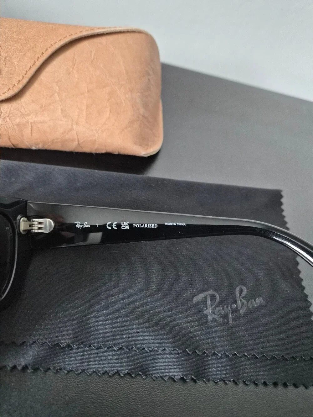 Rayban ZENA sunglasses polished black frame